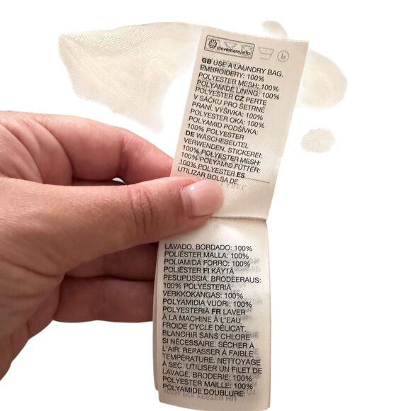 & OTHER STORIES Floral Embellished Tulle Maxi Dress Sz 34 (US 4) - Picture 7 of 7